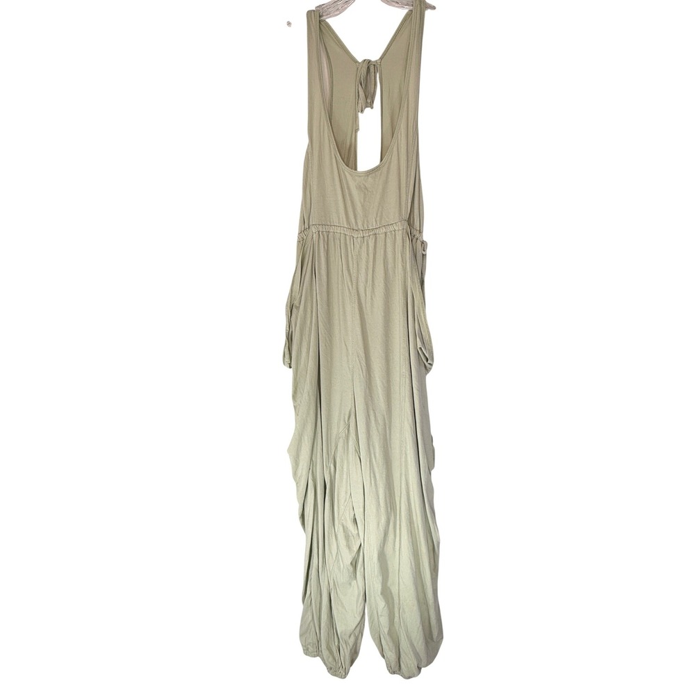 Anthropologie The Bond Jumpsuit Green Casual Relaxed Lagenlook Bohemian Large